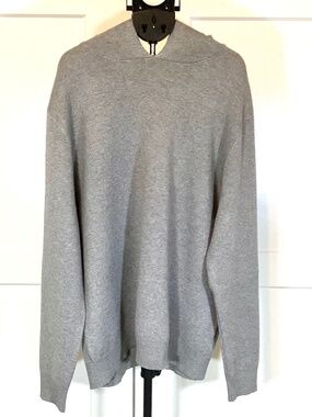 Lachlan Gray Knit Hooded Sweater Men's XXL  NWOT